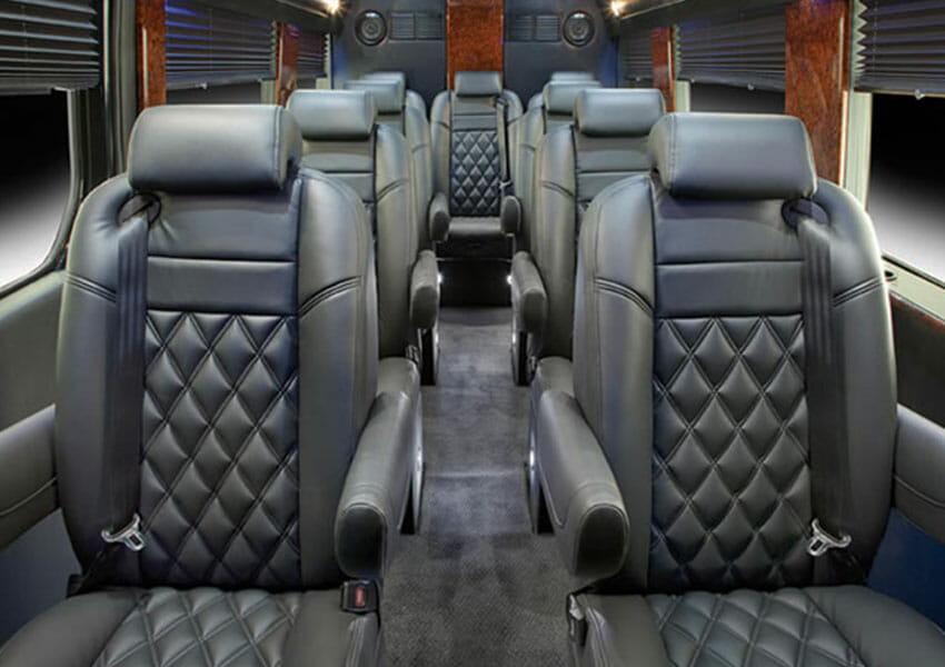 A) Mercedes Sprinter Executive Van (up to 10 Passengers) - A&A Limousine &  Bus Service
