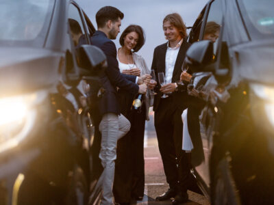 Elevate Your Evening with a Chauffeured Ride featured image group limo van