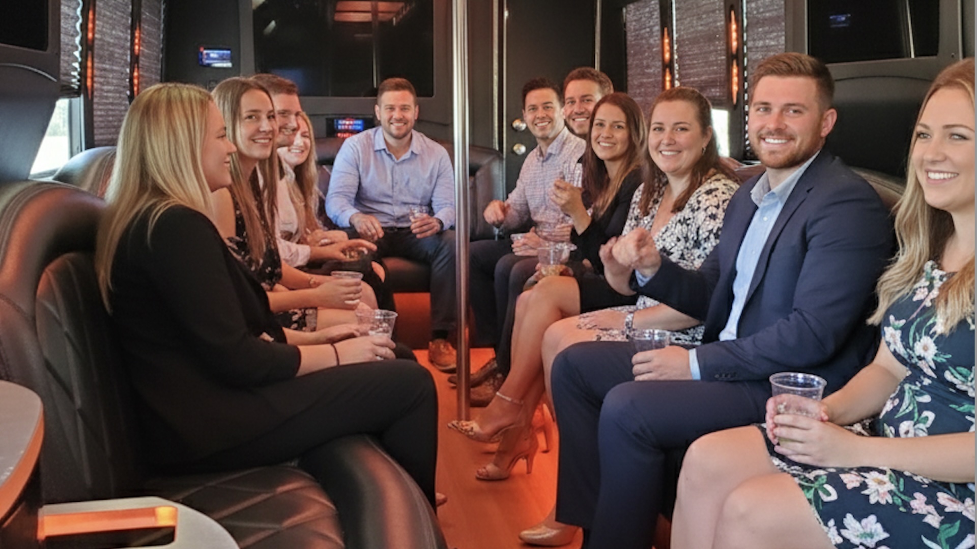 20 passenger party bus