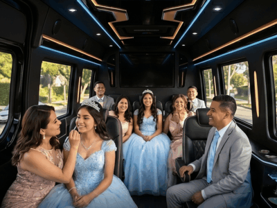 quinceanera transportation Los Angeles and Southern California